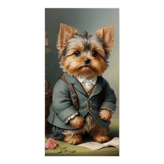 Poster Yorkshire Terrier (Devant)