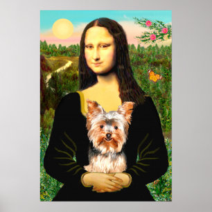 Poster Yorkshire Terrier 17 - Mona Lisa