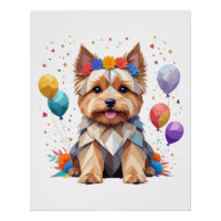 Yorkshire Terrier Jouer adorable animal amusant mi