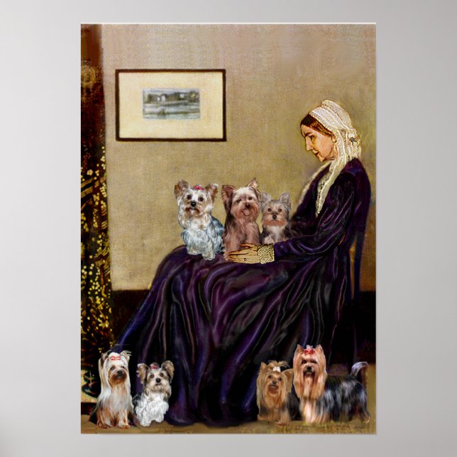 Poster Yorkshire Terriers (7) - Whistlers Mother (Devant)