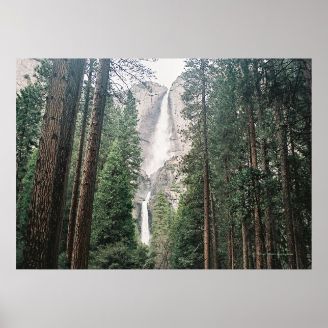 Poster Yosemite Falls Imprimer (Devant)