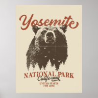 Yosemite Grizzly Bear California National Park