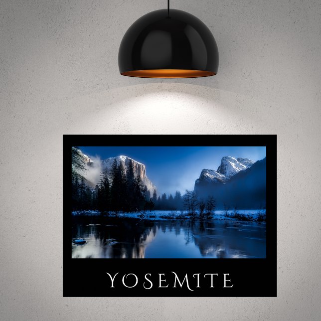 Poster Yosemite pittoresque en hiver (Créateur téléchargé)