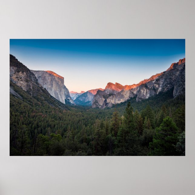 Poster Yosemite Valley, Californie (Devant)