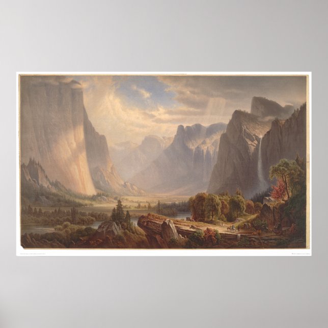 Poster Yosemite Valley, Californie (0710A) (Devant)
