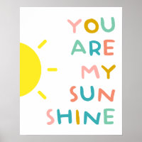 You Are My Sunshine Pastels