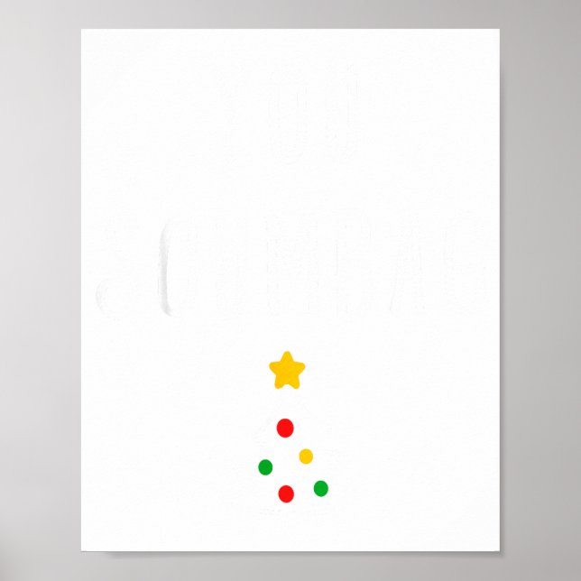 Poster You Funny Sbag Christmas Tree Lights Matching Coup (Devant)