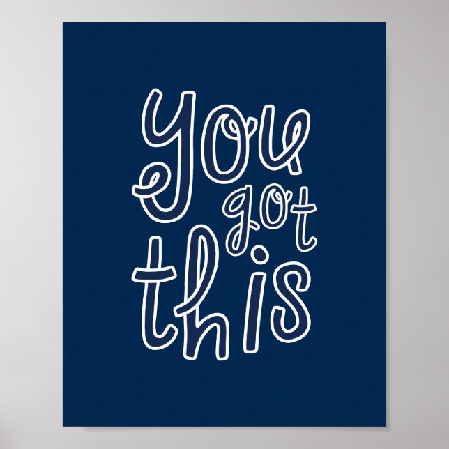 Poster You Got This, Cute Motivational (Devant)