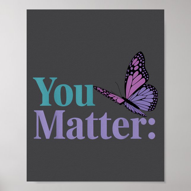 Poster You Suicide Prevention Awareness Mental Health  (Devant)