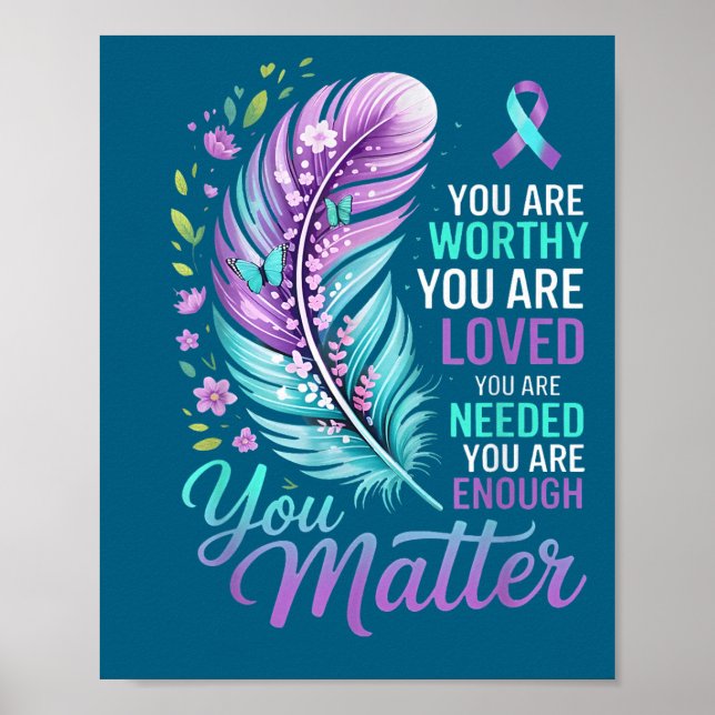 Poster You Suicide Prevention Mental Health Awareness  (Devant)