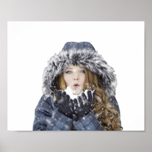 Poster Young beautiful girl