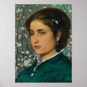 Poster Young Beauty (Elegant Woman) (Portrait féminin)