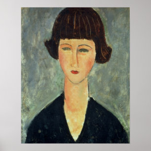 Poster Young Brunette, 1917