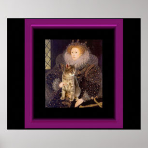 Poster Young Elizabeth I et Cat