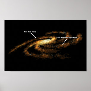 Poster Your Soulmate Is Here Milky Way Galaxy