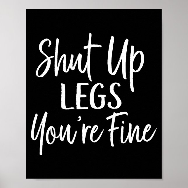 Poster You're Fine Shirt For Gym - Funny Workout  (Devant)