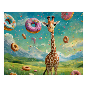 Poster Yummy - J'aime les beignets