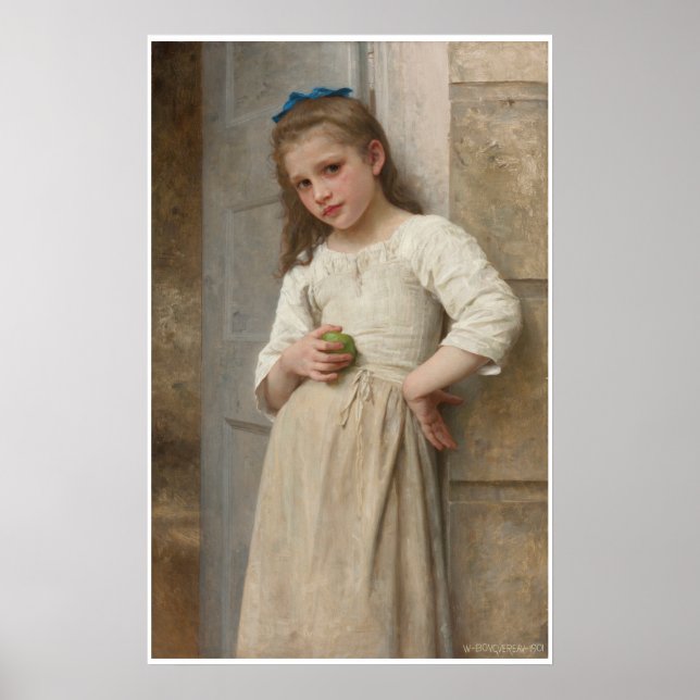 Poster Yvonne à Porte William-Adolphe Bouguereau (Devant)
