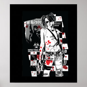 Poster ZA Shelly : Zombie Hunter Imprimer