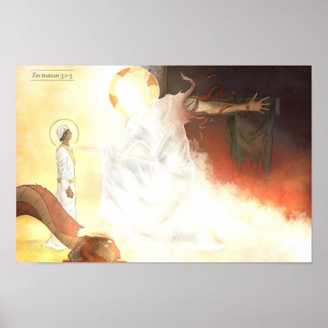 Poster Zacharie 3:1-5 (Devant)