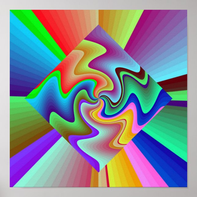 Poster Zag Diamond Zig (Devant)