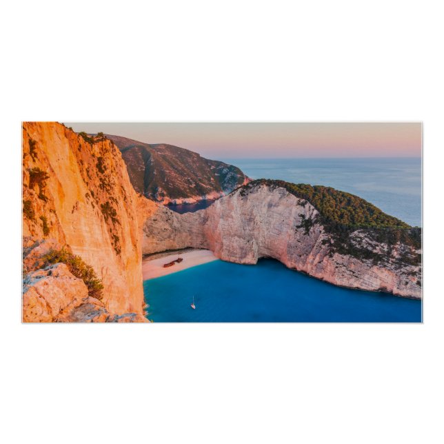 Poster Zakynthos, Grèce. (Devant)