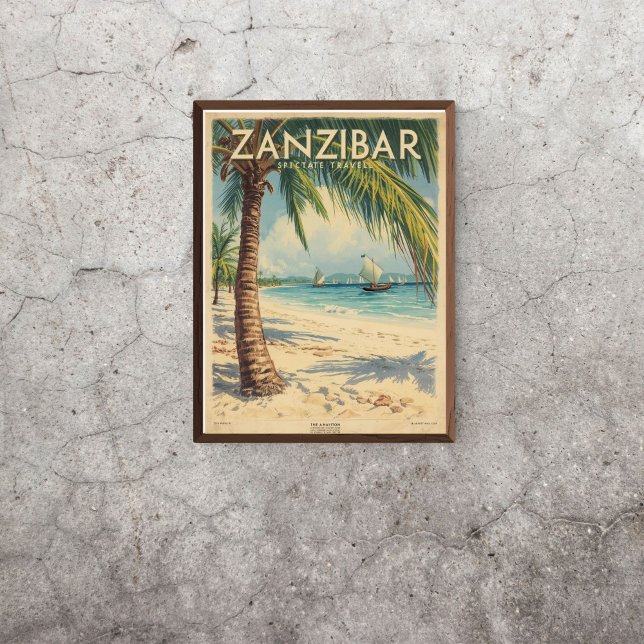 Poster Zanzibar Breeze – Vintage East Africa  (Créateur téléchargé)