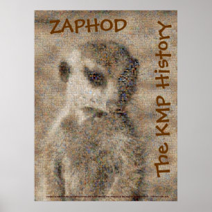 Poster Zaphod - l'affiche d'histoire de KMP
