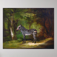 Zebra (1763) peinture de George Stubbs