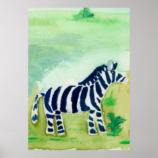 Poster Zebra Safari Friend (Devant)