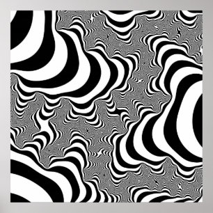 Poster Zebra Stripes