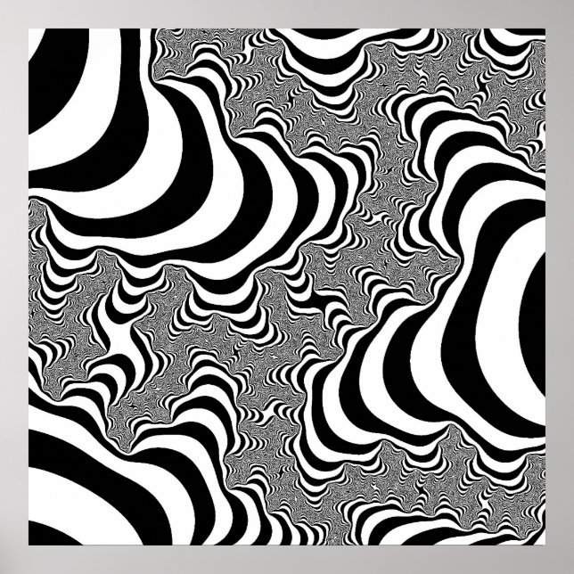 Poster Zebra Stripes (Devant)