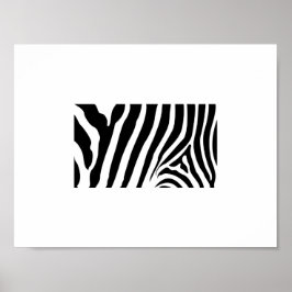 Poster - Zebrastreifen Abstrakt