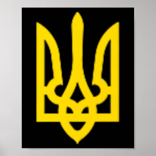 Poster Zelensky président de l'Ukraine Volodymyr ukrainie