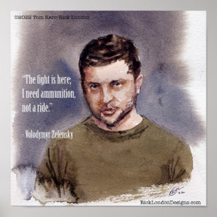 Poster Zelensky, Volodymir