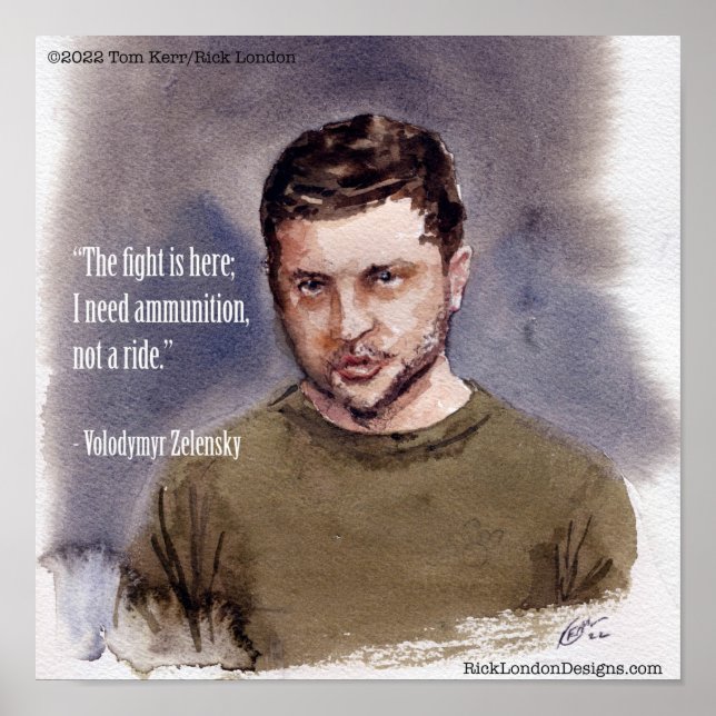 Poster Zelensky, Volodymir (Devant)