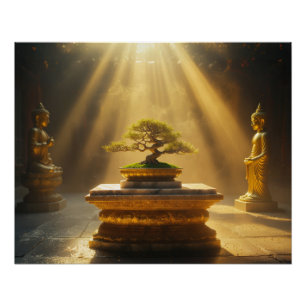 POSTER ZEN - BOUDDHISME - MÉDITATION