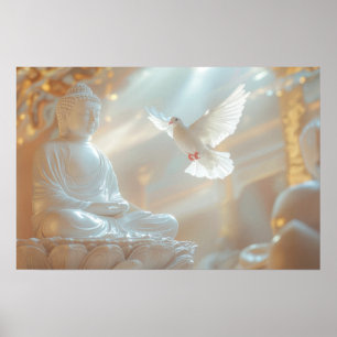 POSTER ZEN - BOUDDHISME - MÉDITATION