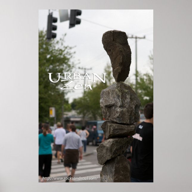 Poster Zen urbain (Devant)