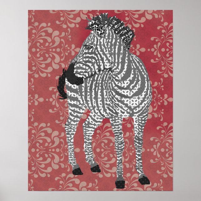 Poster Zenya Black & White Art (Devant)