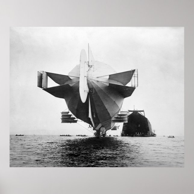 Poster Zeppelin Stern : 1908 (Devant)