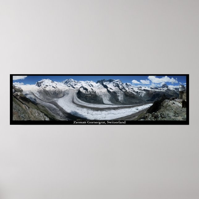 Poster Zermatt Gornergrat, Suisse (Devant)