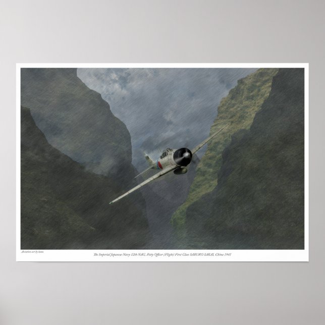 Poster Zéro combattant "Saburo Sakai" (Devant)