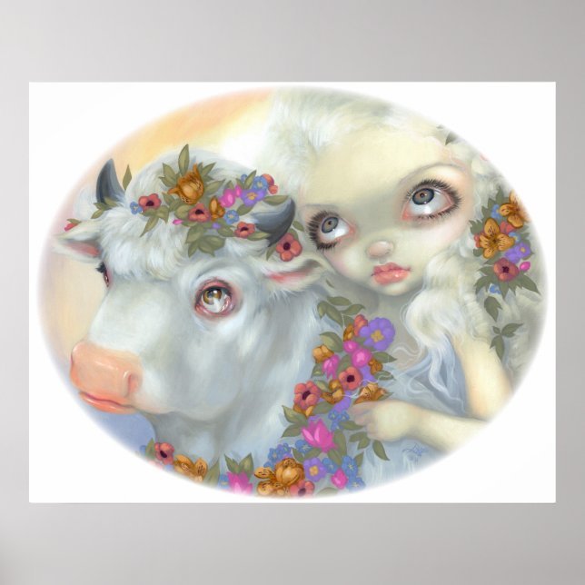 Poster Zeus et Europa ART IMPRIMER bulle de mythologie so (Devant)