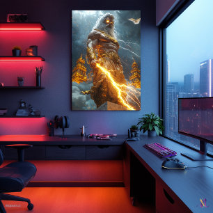 Poster Zeus, Roi des Cieux - Dieu du Tonnerre