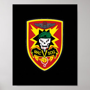 Poster Zgxblwjhbsy Creations Co Macv-sog Vietnam War Mili