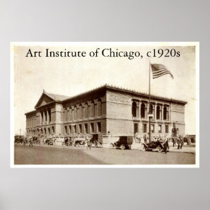 Poster ZHR0038, institut d'art de Chicago, c1920s