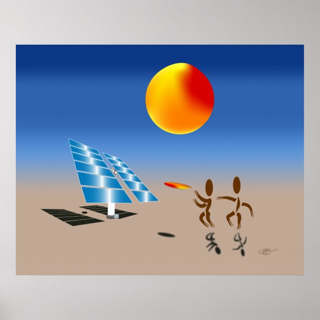Poster Zinglees ~ Énergie solaire (Devant)