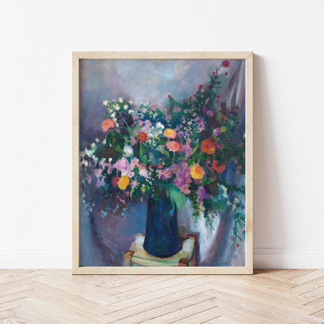 Poster Zinnias et Asters | Arthur Beecher Carles (Créateur téléchargé)