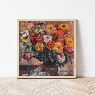 Poster Zinnien   Lovis Corinth